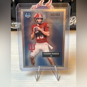 2025 Heisman trophy winner and national champion Fernando Mendoza bowman U card